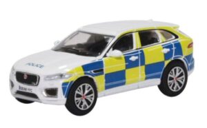 OXFORD DIECAST - 76JFP004 JAGUAR F PACE POLICE - OO gauge