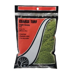 Woodland Scenics Light Green Coarse Turf (bag) WT63
