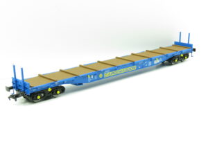 Heljan 5110, CARGOWAGGON IGA BOGIE FLAT BLUE OO Gauge