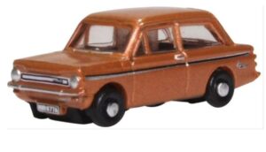 OXFORD DIECAST - NHI002 HILLMAN IMP TANGERINE METALLIC - N gauge