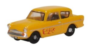 OXFORD DIECAST - N105008 FORD ANGLIA YELLOW (VYV) - N gauge