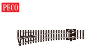 Peco SL-396 Turnout, Medium Radius, Left Hand, Insulfrog N Gauge