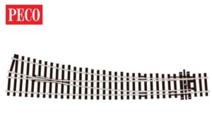 Peco SL-86 Streamline Code 100 OO/HO,  Curved Turnout, Large Radius, Right Hand Insulfrog OO Gauge