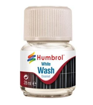 HUMBROL AV0202 WHITE ENAMEL WASH (28ML) AXV0202