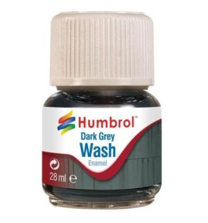 HUMBROL AV0204 DARK GREY ENAMEL WASH (28ML) AXV0204