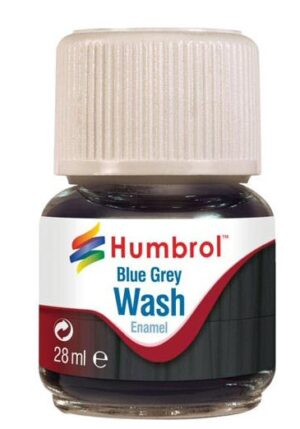 HUMBROL AV0206 BLUE GREY ENAMEL WASH (28ML) AXV0206