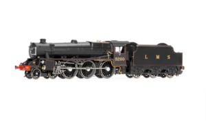 Hornby R30224 LMS, Stanier 5MT 'Black 5', 4-6-0, 5200 - Era 3 OO Gauge