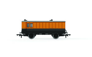 Hornby R40295 LSWR, 4 Wheel Coach, Passenger Brake, 82 - Era 2 OO Gauge