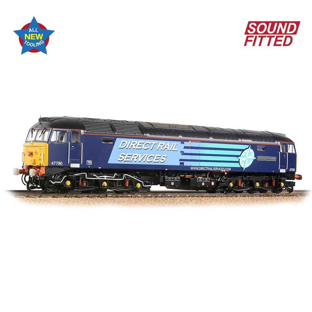 Bachmann 35-432SF Class 47/7 47790 'Galloway Princess' DRS Compass (Original) OO Gauge