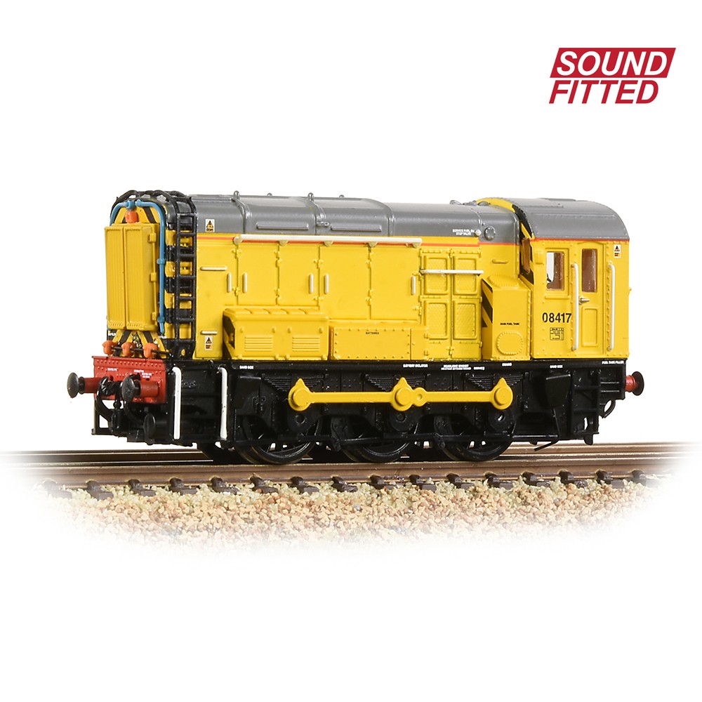 Graham Farish 371-011SF Class 08 08417 Network Rail Yellow N Gauge