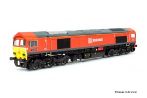 Dapol 4D-005-002SR CLASS 59 59206 "JOHN F YEOMAN" in DB SCHENKER LIVERY DCC READY OO Gauge (DCC CHIP & SMOKE UNIT REMOVED)