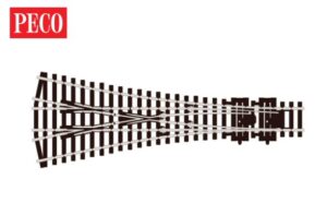 Peco SL-E99 3 Way Turnout, Medium Radius CODE 100 OO Gauge