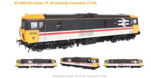 Dapol  4D-006-020S Class 73 JB 73136 Intercity Executive Livery OO Gauge DCC SOUND