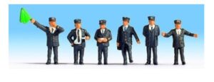 NOCH BRITISH RAILWAY STAFF (6) FIGURE SET HO Gauge
