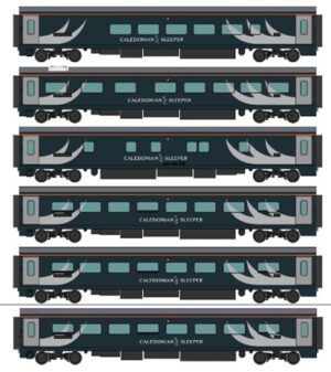 Revolution Trains RT-CS-HS-Mk5-pack1 CALEDONIAN SLEEPER MARK 5 HIGHLANDER PACK 1: ABERDEEN 6 CAR PACK, N Gauge