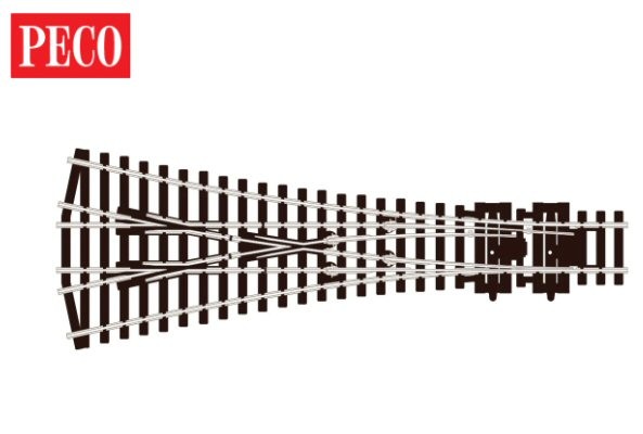 Peco SL-99 Streamline Code 100 OO/HO, 3 Way Turnout, Medium Radius Insulfrog OO Gauge
