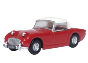 OXFORD DIECAST 76AHF001 Austin Healey Frogeye Sprite Cherry Red - OO gauge