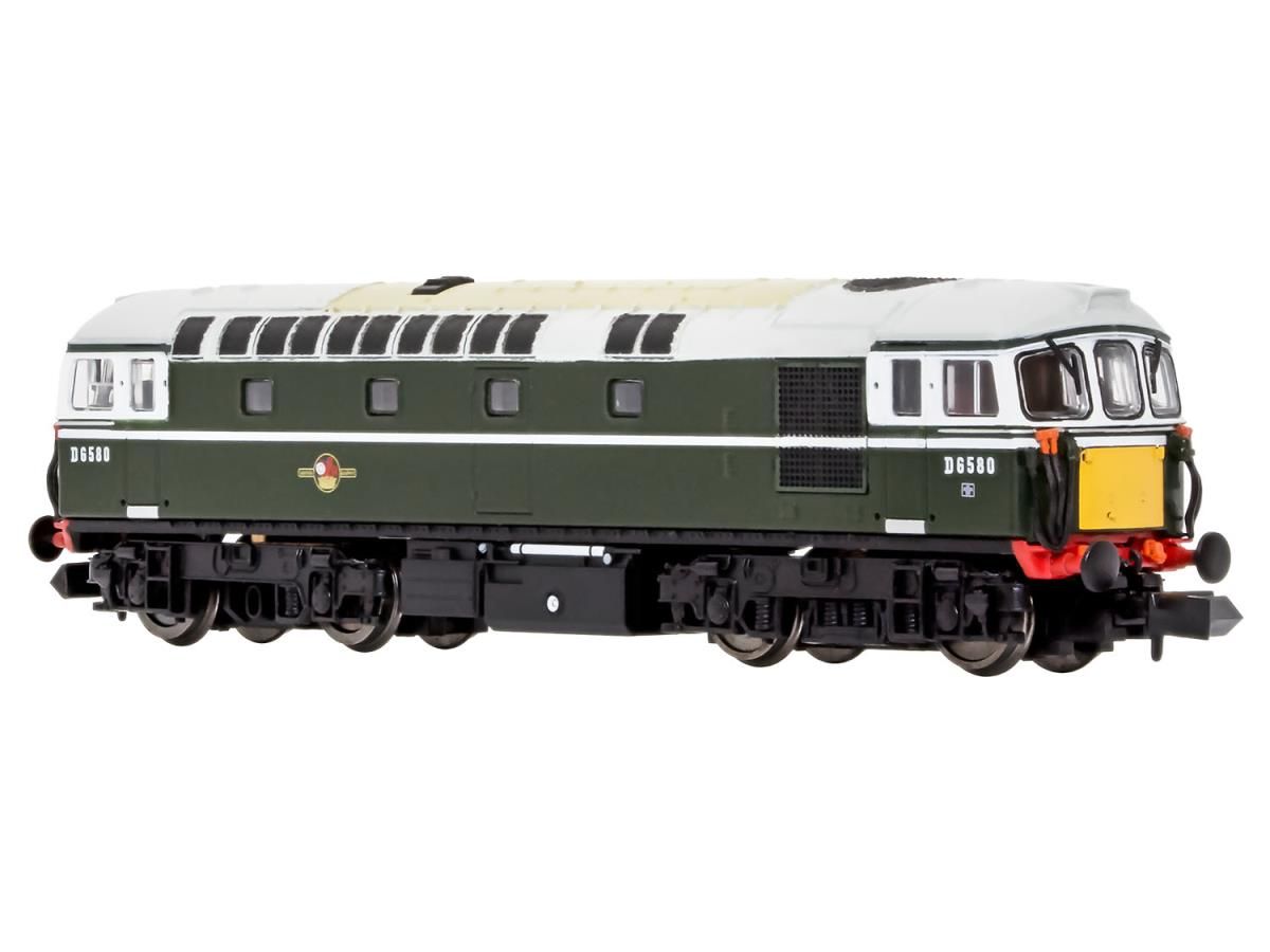 Dapol 2D-001-024 Class 33 - CLASS 33/1 D6580 BR Green VSYP Livery N Gauge