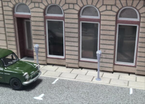 Gaugemaster Structures GM471 PARKING METERS 6PCS (PRE-BUILT) OO Gauge