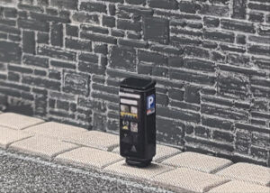 Gaugemaster  GMKD89 PAY & DISPLAY PARKING MACHINES 2PCS (PRE-BUILT) N Gauge