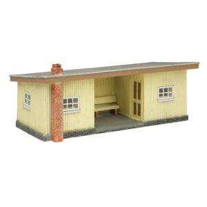 Bachmann Scenecraft 44-0160B Narrow Gauge Corrugated Station Brown and Cream OO Gauge