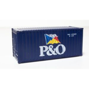C-Rail N Gauge P&O 20ft X 8'6" Drybox