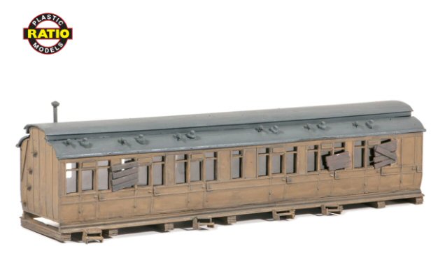 Ratio 501 Grounded Coach Body OO Gauge