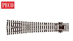 Peco SL-E98 Streamline Code 100 OO/HO,  SL-E98 Y Turnout, Large Radius Electrofrog OO Gauge