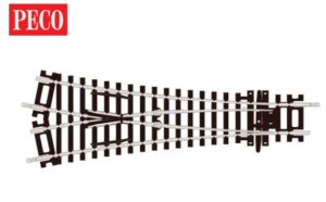 Peco ST-247 Y Turnout, Medium Radius CODE 100 OO Gauge