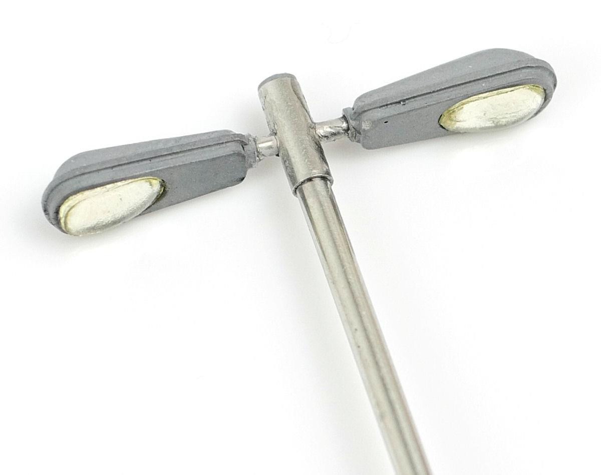 Gaugemaster GM880 MODERN DOUBLE HEAD ADJUSTABLE HEIGHT LAMP VALUE PACK