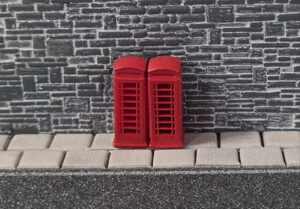Gaugemaster GMKD77 TELEPHONE BOXES 2PCS (PRE-BUILT) N Gauge
