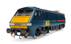 Hornby R3893 GNER, Class 91, Bo-Bo, 91117 'Cancer Research UK' - Era 10 OO Gauge