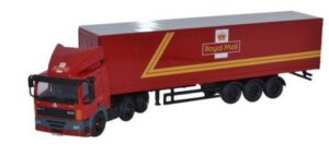 OXFORD DIECAST 76DAF001 LEYLAND DAF FT85CF 40FT BOX TRAILER ROYAL MAIL - OO gauge