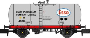 Revolution Trains 35t Class A Tank N Gauge in ESSO Grey and Red Livery N35TA-302 TRIPLE PACK