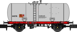 Revolution Trains 35t Class A Tank N Gauge in UNBRANDED Grey and Red Livery N35TA-303 TRIPLE PACK