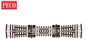 Peco SL-E390F Streamline Code 55, Crossing, Double Slip N Gauge