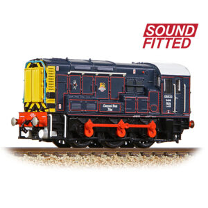 Graham Farish 371-015ESF Class 08 08833 'Liverpool Street Pilot' BR/GER Lined Blue (Early Em.) SOUND FITTED, N GAUGE