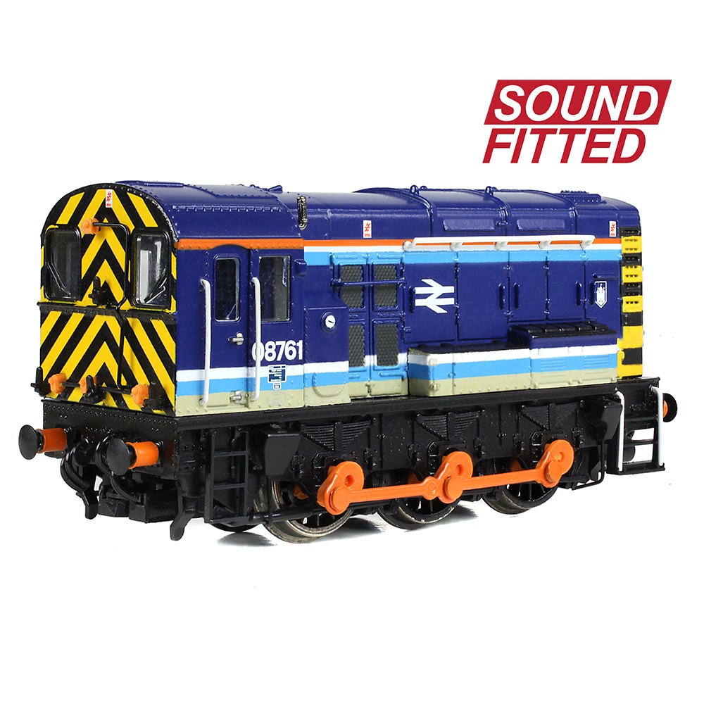 Graham Farish 371-017RJSF Class 08 08761 BR Provincial SOUND FITTED N Gauge