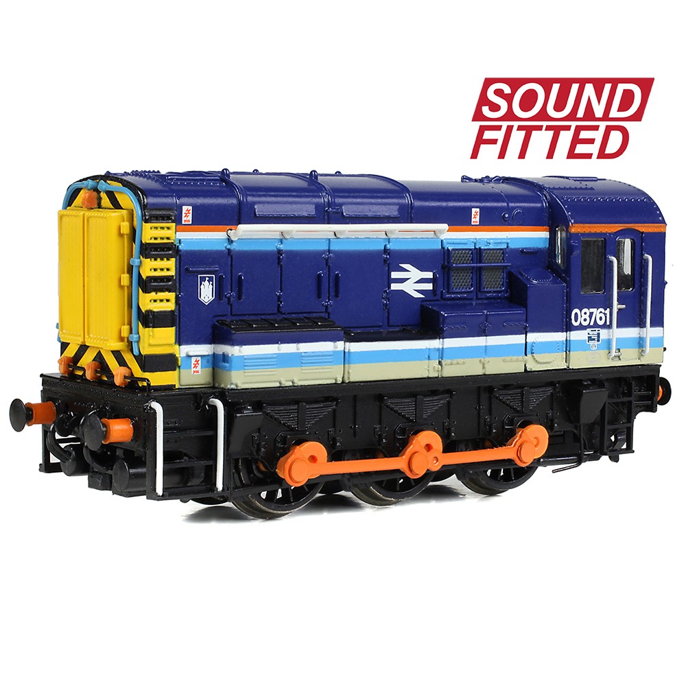 Graham Farish 371-017RJSF Class 08 08761 BR Provincial SOUND FITTED N Gauge