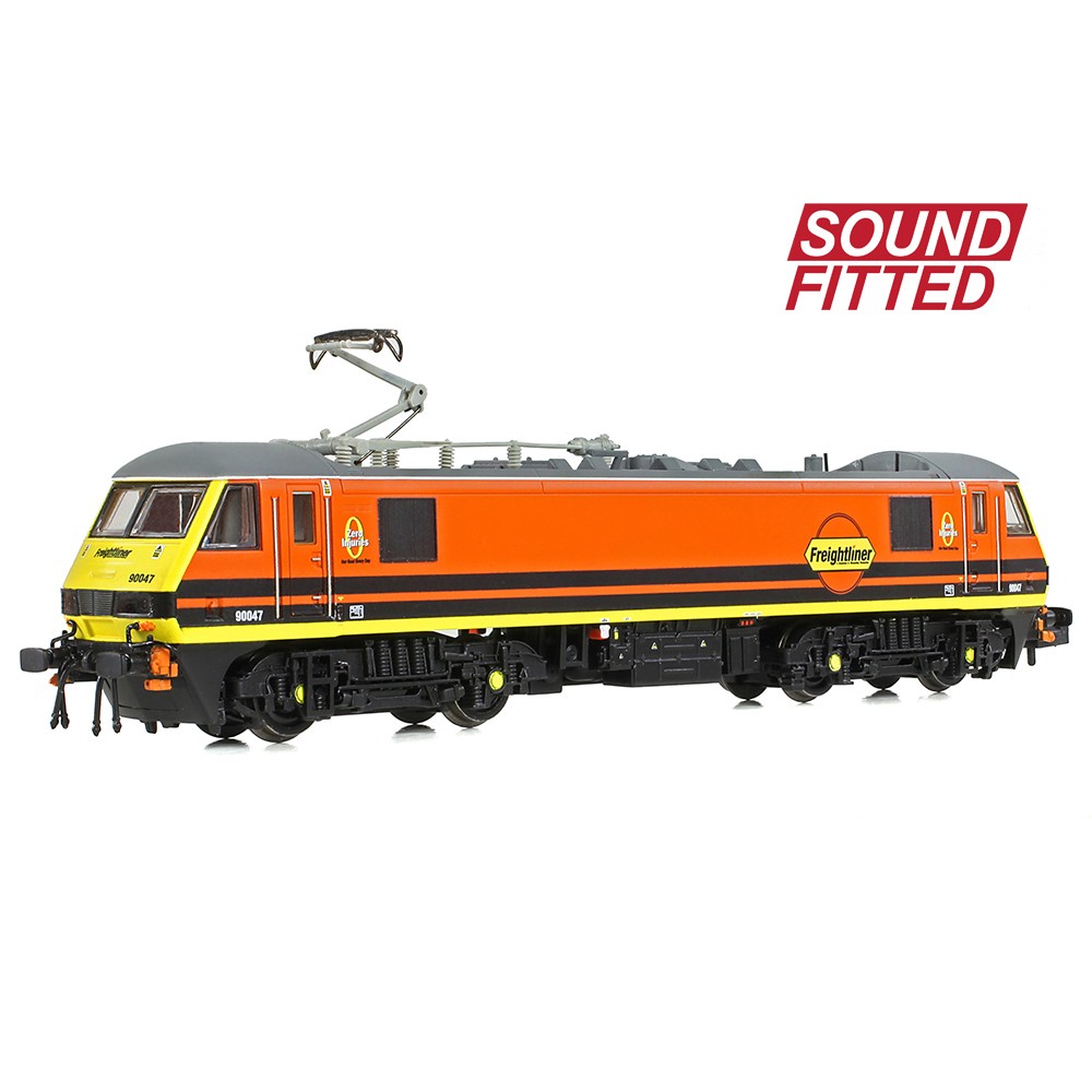 Graham Farish 371-785SF Class 90/0 90047 Freightliner G&W Sound Fitted N Gauge