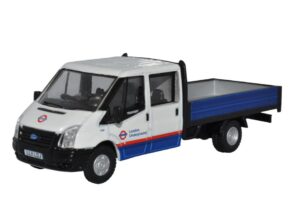 OXFORD DIECAST 76TPU003 Ford Transit Dropside London Underground OO gauge
