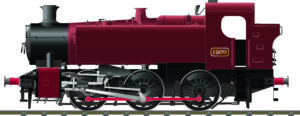 Rapido 904006 BR 15xx – No.1509 NCB Maroon DCC READY OO Gauge