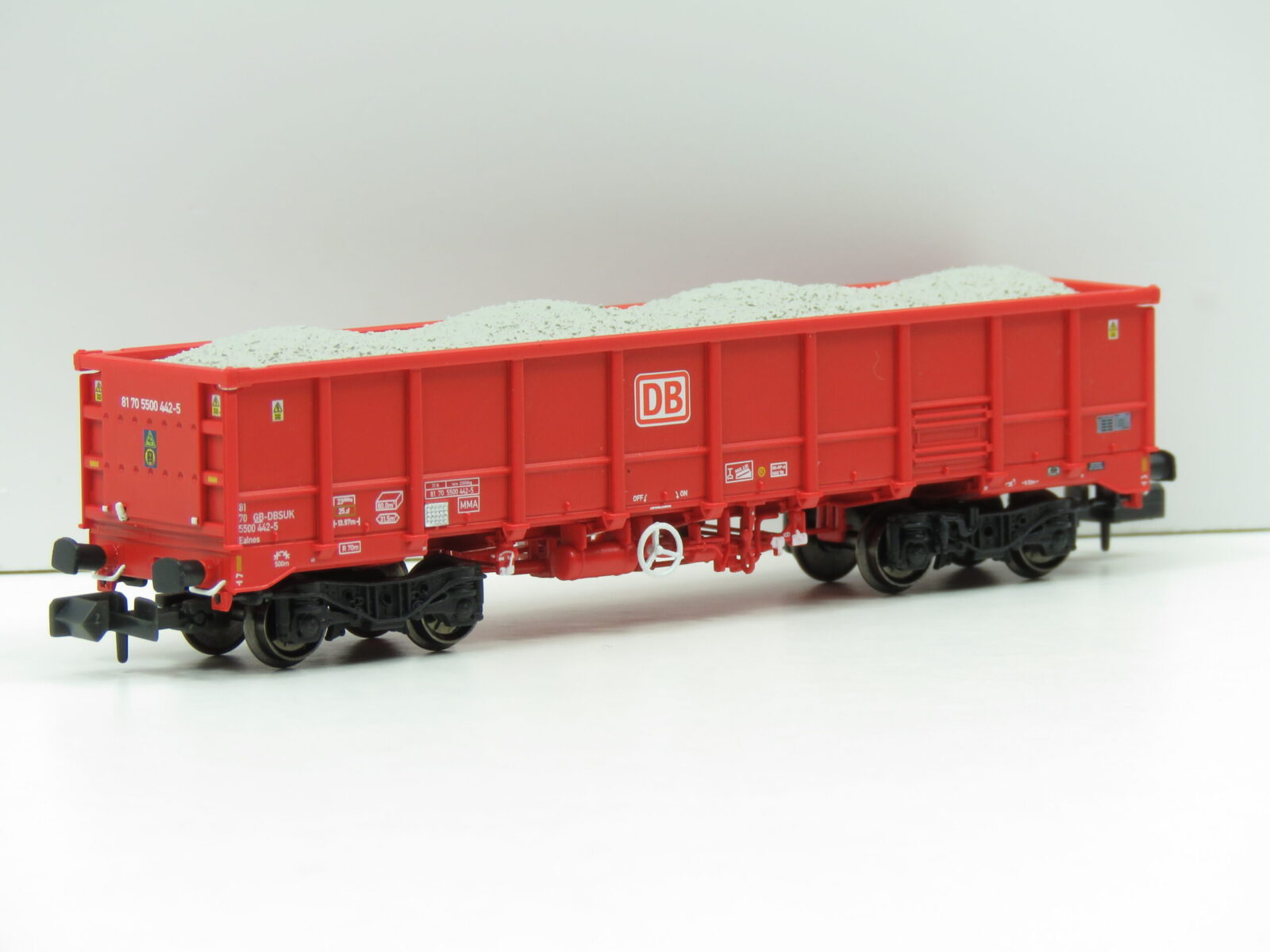 Revolution N-EAL-101D DB Livery JNA/MMA AGGREGATES BOX WAGON Number 5500 442-5 N Gauge
