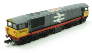 Dapol 2D-058-001 Class 58 - 58003 in Original Railfreight Red Stripe LIVERY DCC Ready N Gauge