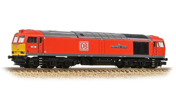 Graham Farish 371-359 Class 60 60100 'Midland Railway - Butterley' DB Cargo DCC Ready N Gauge