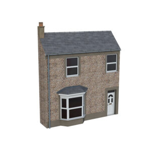 Bachmann 44-0203 Scenecraft Low Relief Pebble Dash Terrace House OO Gauge