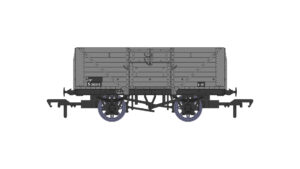 Rapido Trains UK 940021 - 8 Plank Wagon - BR Grey - OO Gauge