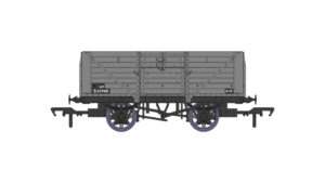 Rapido Trains UK 940023 - 8 Plank Wagon - BR Grey - OO Gauge