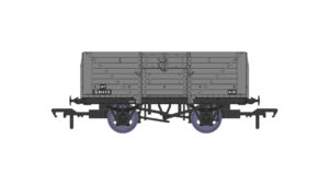 Rapido Trains UK 940024 - 8 Plank Wagon - BR Grey - OO Gauge