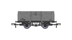 Rapido Trains UK 940025 - 8 Plank Wagon - BR Grey - OO Gauge